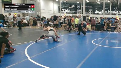 134 lbs Rr Rnd 1 - Gabe Campanelli, Kraken - HSC vs Carlo Salinas, Dark Horse Red - HSC