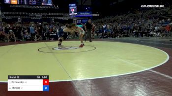 138 lbs Rnd Of 32 - Leif Schroeder, Montana vs Connor Thorpe, Wisconsin