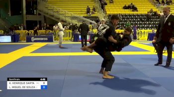 KALEBE HENRIQUE SARTARELLI vs LUIZ MIGUEL DE SOUZA 2024 World Jiu-Jitsu IBJJF Championship