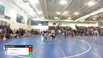 138 lbs Quarterfinal - Kyle Vancelete, Nashua South vs Jason DeJoie, Hollis Brookline