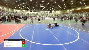 82 lbs Quarterfinal - Wyatt Valice, USA Gold vs Carson Beyer, Nevada Elite