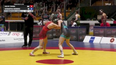 50kg Cons. Round 1 - Kelyn Young, Guelph Wrestling Club vs Samantha Romero, Brock WC