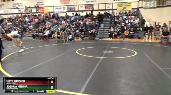 106 lbs Cons. Round 2 - Joshua Medina, Oregon Clay vs Nate Grieger, Avon Lake