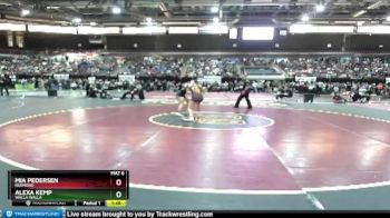 120 lbs Quarterfinal - Mia Pedersen, Redmond vs Alexa Kemp, Walla Walla