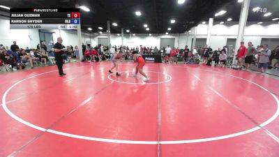 175 lbs Julian Guzman, Texas vs Karson Snyder, Pennsylvania Red