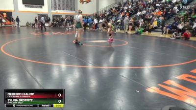 140 lbs Champ. Round 2 - Meredith Kaump, Cedar Rapids Kennedy vs Sylvia Broffitt, Iowa City West