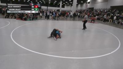 75 lbs Champ. Rd Of 32 - Isaac Benedict, Sebolt Wrestling Academy vs Boone Dilley, RT Elite Wrestling
