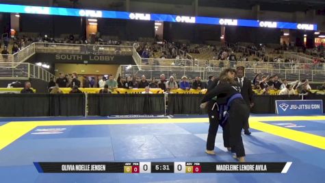Madeleine Lenore Avila vs Olivia Noelle Jensen 2025 Pan Jiu Jitsu IBJJF Championship