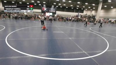 53 lbs Cons. Sub-quarters - Waylon Burke, Immortal Athletics WC vs Brantley Farrell, Team Nazar Training Center