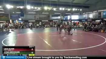 113 lbs Round 3 (6 Team) - Jack Oliver, Well Trained vs Ayden Broussard, Alabama Elite Black