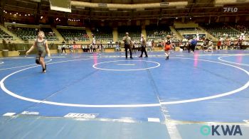 88 lbs 2nd Place - Kash Earnhart, Roland Youth League Wrestling vs Wyatt Williams, Choctaw Ironman Youth Wrestling