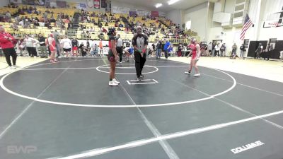 110 lbs Round Of 16 - Kaydence Rutherford, Grove JH Girls vs Abesak Sang, Fairland JH