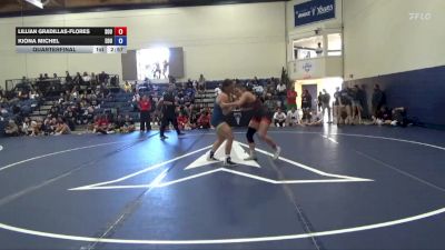207 lbs Quarterfinal - Kiona Michel, Eastern Oregon University (OR) vs Lillian Gradillas-Flores, Southern Oregon University