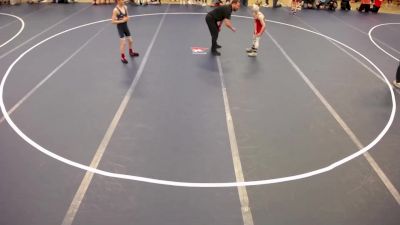82 lbs Champ. Round 3 - Bennett Olson, Rum River Wrestling vs Leland Eddy, West Central Wrestling Club