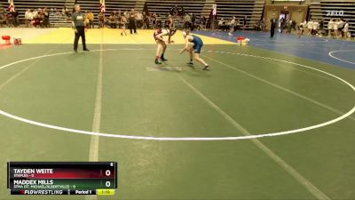 85 lbs Finals (8 Team) - Maddex Mills, STMA (St. Michael/Albertville) vs Tayden Weite, Staples
