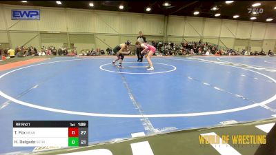 100 lbs Rr Rnd 1 - Taylor Fox, Mean Girls vs Hailey Delgado, Sisters On The Mat Pink