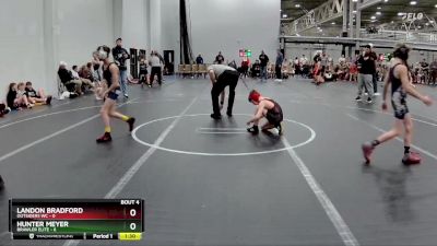 76 lbs Placement (4 Team) - Landon Bradford, Outsiders WC vs Hunter Meyer, Brawler Elite