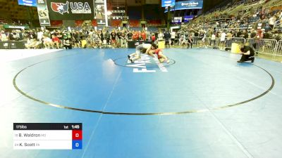 175 lbs Cons 16 #2 - Beau Waldron, MO vs Kyle Scott, PA