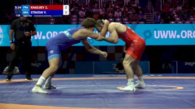 79 kg 1/8 Final - Zelimkhan Khadjiev, France vs Vlad Stratan, Moldova
