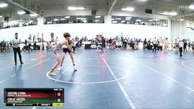 130 lbs Cons. Round 2 - Jacob Lynn, Howell Hurricanes WC vs Cruz Hezel, Roundtree WA