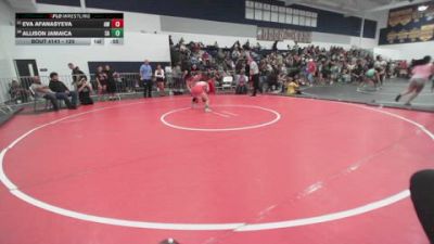120 lbs Cons. Round 3 - Allison Jamaica, Santa Ana vs Eva Afanasyeva, Ayala Wrestling