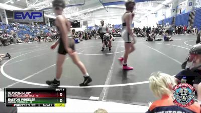 110 lbs Placement (4 Team) - Easton Wheeler, Victory Wrestling vs Slayden Hunt, East Kansas Eagles Gold