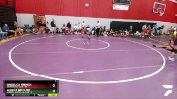 114 lbs Round 5 (8 Team) - Angelica French, Spartan Mat Club vs Aleena Hipolito, Cypress Wrestling Club