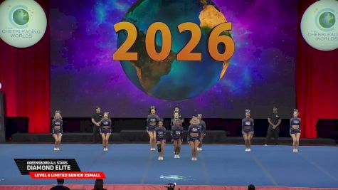 Greensboro All Star Cheerleading - Diamond Elite [2026 L6 Limited Senior XSmall Semis] 2026 The Cheerleading Worlds