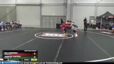 127 lbs Placement Matches (8 Team) - Ava Andersen, Virginia vs Addison Cailteux, Illinois