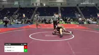 138 lbs Consi Of 8 #2 - Justin Carroll, Granite WC vs Zachary Parker, Genesis