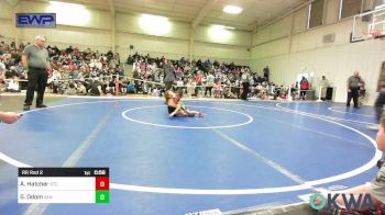 37-40 lbs Rr Rnd 2 - Ainsley Hatcher, Sallisaw Takedown Club vs Grace Odom, Van Buren Matdawgs