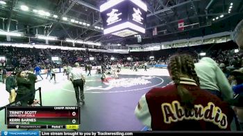 Girls 135 lbs Champ. Round 1 - Kerri Barnes, Meridian (Girls) vs Trinity Scott, South Kitsap (Girls)