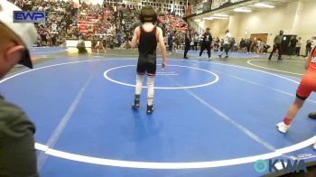 52 lbs Quarterfinal - Justin Parker, Beggs Youth Wrestling Program vs Adam Brummett, Sperry Wrestling Club