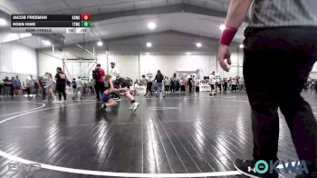 67 lbs Semifinal - Jacob Freeman, Keystone Kids Wrestling Club vs Koen King, Team Tulsa Wrestling Club