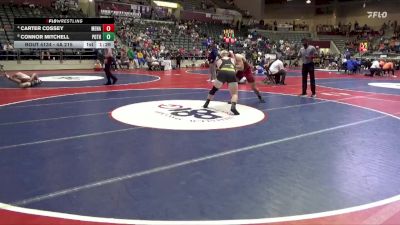 4A 215 lbs Cons. Semi - Carter Cossey, Mena vs Connor Mitchell, Pottsville