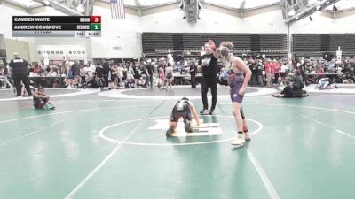 111 lbs Rr Rnd 1 - Camden Waite, Maine Hammahs - ESC vs Andrew Cosgrove, RedNose Wrestling School - ESC