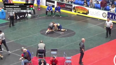 172 lbs Round Of 64 - Reid Whitmoyer, Gettysburg vs Maswell Munguia, Great Valley