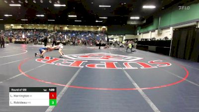 132 lbs Round Of 128 - Luke Harrington, MI vs Lincoln Robideau, MN