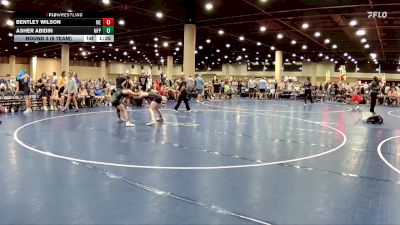 95 lbs Round 3 (6 Team) - Bentley Wilson, Moyer Elite vs Asher Abidin, MF Purge
