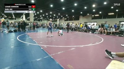 165 lbs Round 2 Champ & Wb (32 Team) - Logan Johnson, The Colliseum Training Center vs Earl Hix, Florida Pittbulls