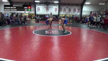 144 lbs Round 5 - Kaden Miller, Muscatine vs Beckett Sexton, Benton Community