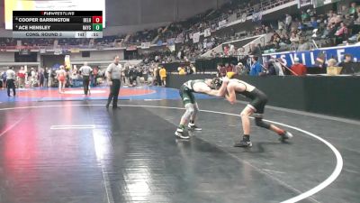 1A-4A 113 Cons. Round 3 - Ace Hensley, Bayshore Christian School vs Cooper Barrington, Beulah