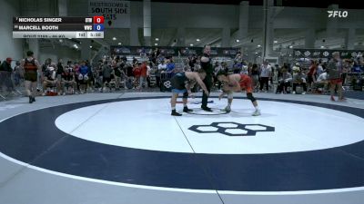 86 kg Champ. Rd Of 32 - Nicholas Singer, Steller Trained Wrestling vs Marcell Booth, Wildcat Wrestling Club