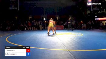 200 lbs 5th Place - Tatum Heikkila, Washington vs Elizabeth Saleapaga, California