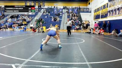 155 lbs 5th Place Match - Virginia Smith, Avella Area Hs vs Gabriella Dolanch, Avella Area Hs