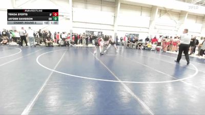 144 lbs Champ. Round 3 - Tekoa Stotts, American Fork vs Jayden Davidson, Union