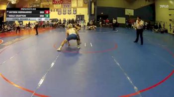 120 lbs Cons. Round 4 - Kole Crafton, Serrano vs Jayden Hernandez, Ganesha