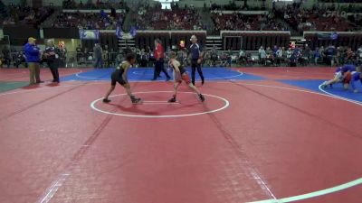 70 lbs Cons. Round 3 - Jackson Gregoire, North Montana Wrestling Club vs Tavin Lamarr, Kalispell Wrestling Club