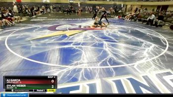195 lbs Round 1 (4 Team) - Dylan Weber, Becker vs AJ Garcia, Apple Valley