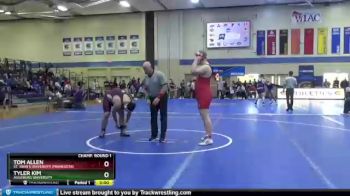 285 lbs Champ. Round 1 - Tyler Kim, Augsburg University vs Tom Allen, St. John`s University (Minnesota)